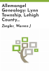 Allemangel_genealogy__Lynn_Township__Lehigh_County_Pennsylvania