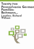 Twenty-two_Pennsylvania_German_families