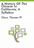 A_History_of_the_Chinese_in_California__a_syllabus
