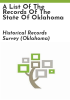 A_list_of_the_records_of_the_state_of_Oklahoma