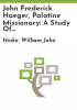 John_Frederick_Haeger__Palatine_missionary