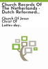 Church_records_of_the_Netherlands_-_Dutch_Reformed