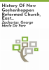 History_of_New_Goshenhoppen_Reformed_Church__East_Greenville__Pa