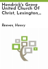 Hendrick_s_Grove_United_Church_of_Christ__Lexington__N_C___cemetery_records
