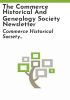 The_Commerce_Historical_and_Genealogy_Society_newsletter