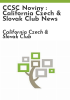 CCSC_Noviny___California_Czech___Slovak_Club_news