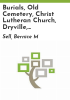 Burials__Old_Cemetery__Christ_Lutheran_Church__Dryville__Rockland_Twp___Berks_Co___Pa