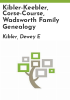 Kibler-Keebler__Corse-Course__Wadsworth_family_genealogy
