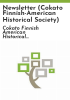 Newsletter__Cokato_Finnish-American_Historical_Society_