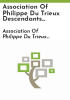 Association_of_Philippe_Du_Trieux_Descendants_newsletter