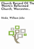 Church_record_of_the_Wentz_s_Reformed_Church__Worcester_Township__Montgomery_County__Pennsylvania__1763-1858