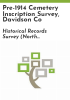 Pre-1914_cemetery_inscription_survey__Davidson_Co