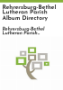 Rehrersburg-Bethel_Lutheran_Parish_album_directory