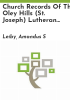Church_records_of_the_Oley_Hills__St__Joseph__Lutheran_and_Reformed_Church_Pike_Township__Berks_Co___Pa___1731-1887